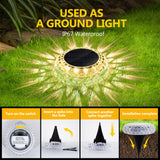 Solar Floating Pool Lights IP67 Waterproof, 2 Light Modes Auto ON Off, Solar Pool Lights for Above Ground Pools with RGB & Warm White for Pool, Garden, Party, Yard Décor, Pathway, Lawn 2PCS