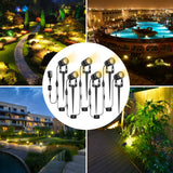 XIFEINIU Low Voltage Landscape Lights, 12V Outdoor LED Landscape Spotlights with IP65 Waterproof, 68.9ft Warm White Metal Landscape Lighting for Garden Yard Patio Walkway, 6 Pack (Extendable Up to 10 Lights)